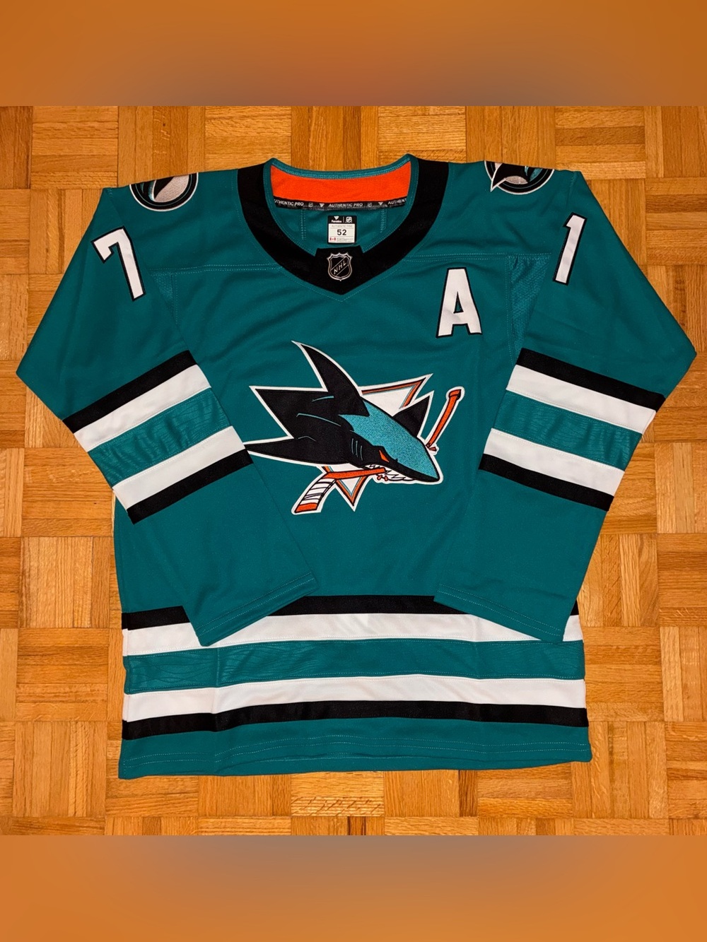San Jose Sharks Macklin Celebrini Home Jersey